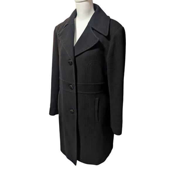 Kenneth Cole Reaction Wool Blend Winter Coat Size 12 - Picture 1 of 6